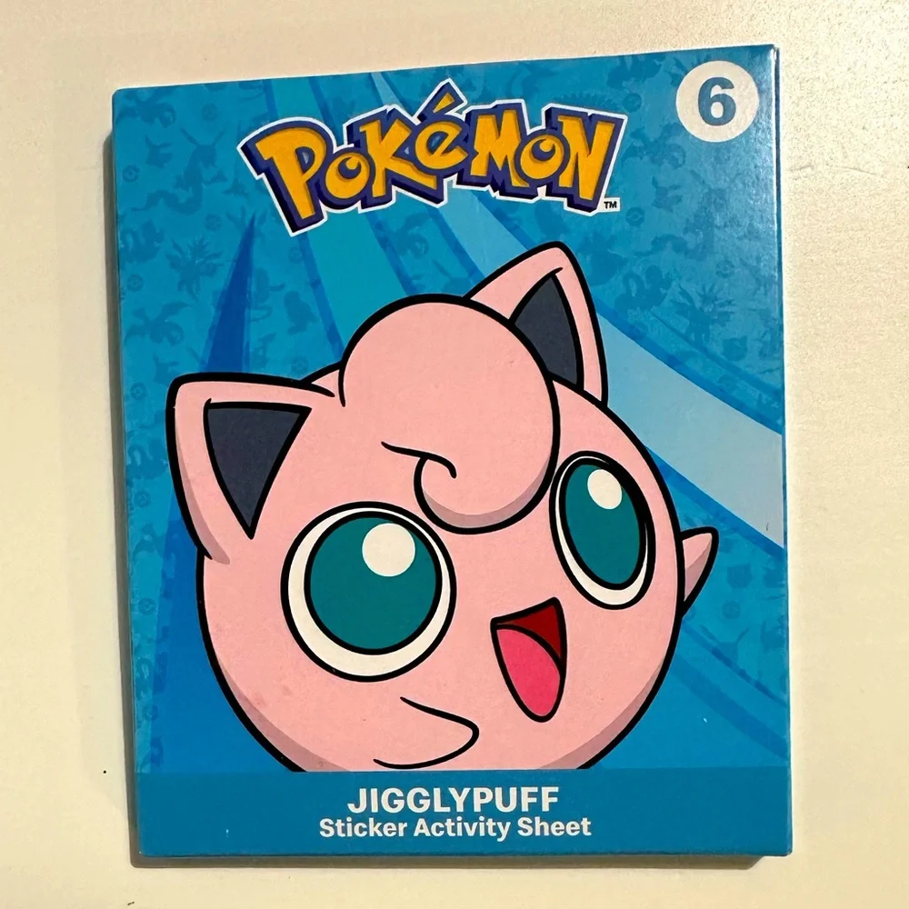 POKÉMON JIGGLYPUFF 2025 MCDONALDS #6 COLLECTIBLE w CARDS SEALED STICKER ACTIVITY